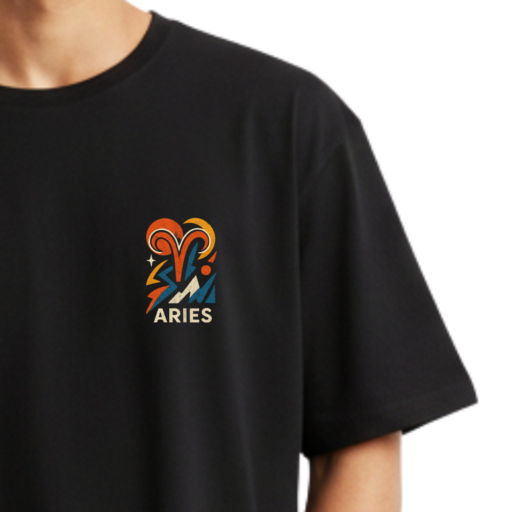 Zodiac Oversized T-Shirt Collection – Minimal Streetwear for Men & Women