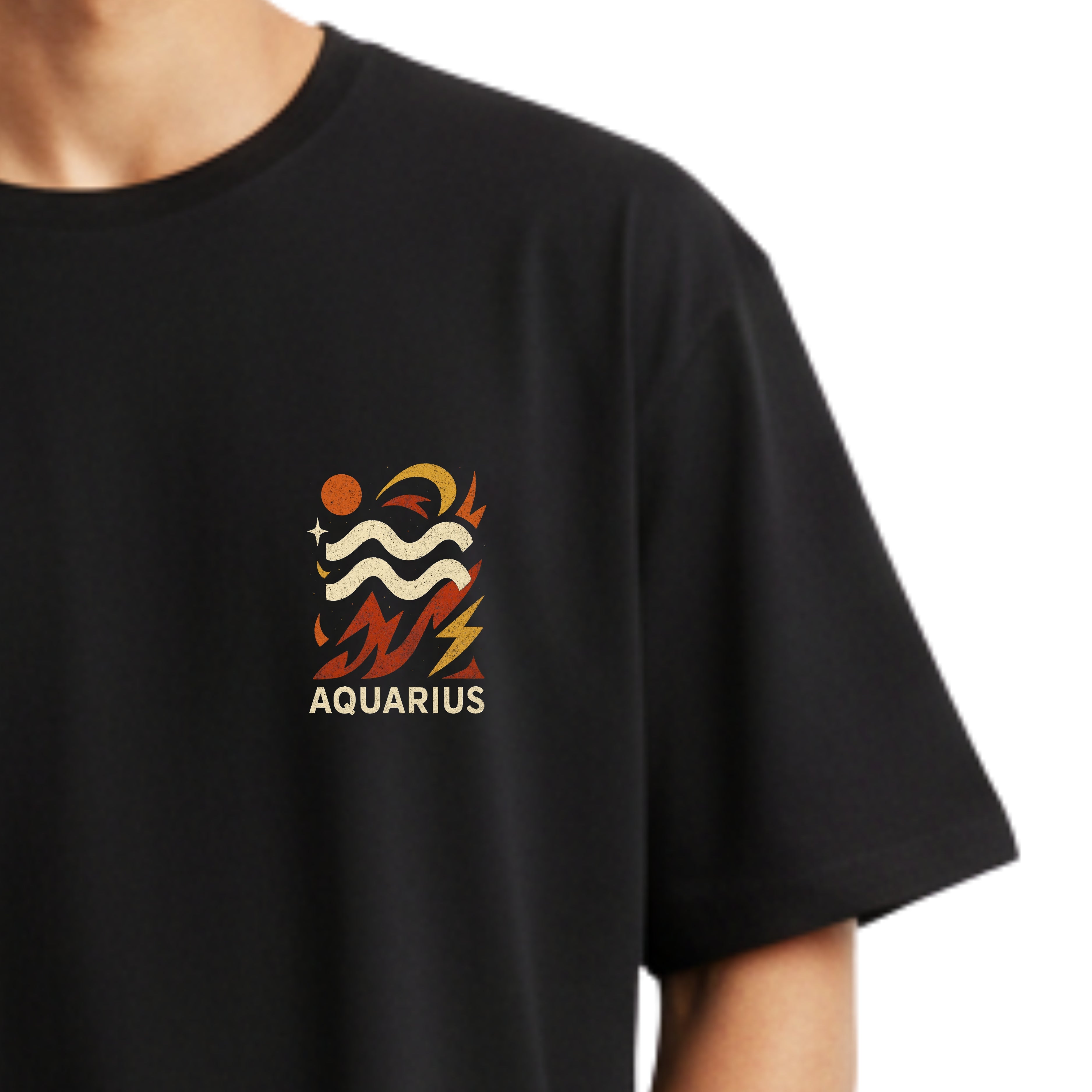 Zodiac Oversized T-Shirt Collection – Minimal Streetwear for Men & Women