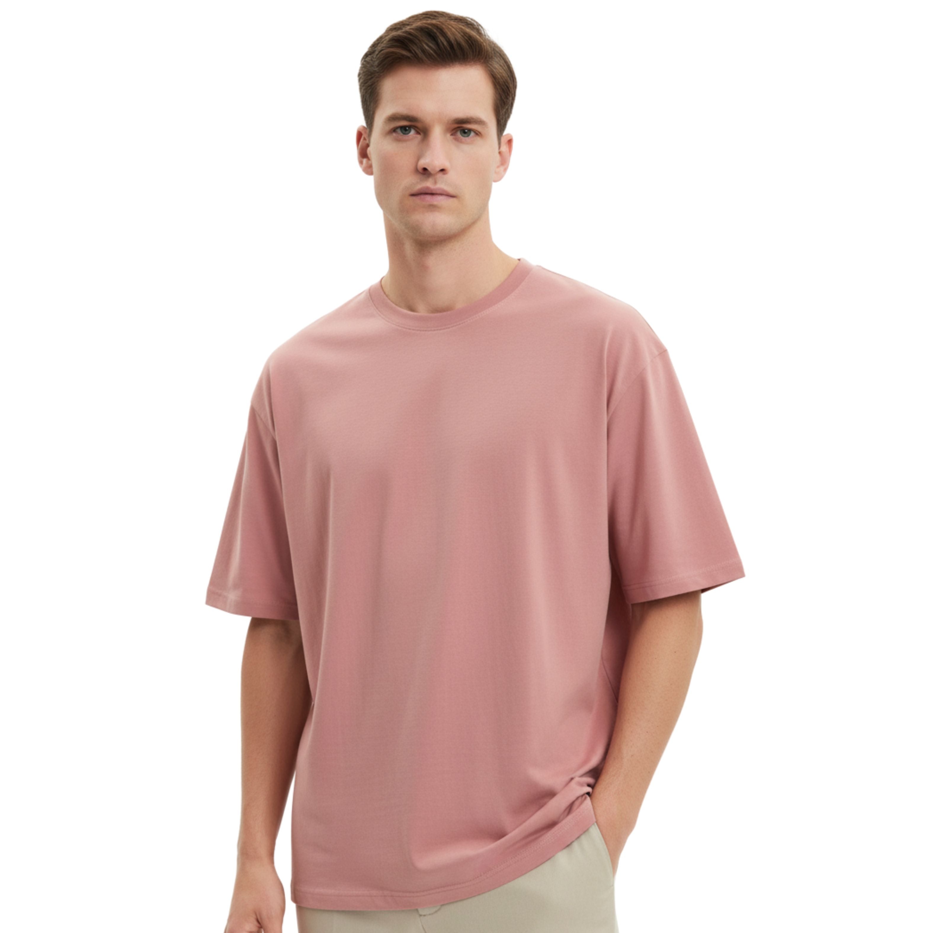 Premium Cotton Over-sized T-Shirt | Solid Color Tee for Men & Women