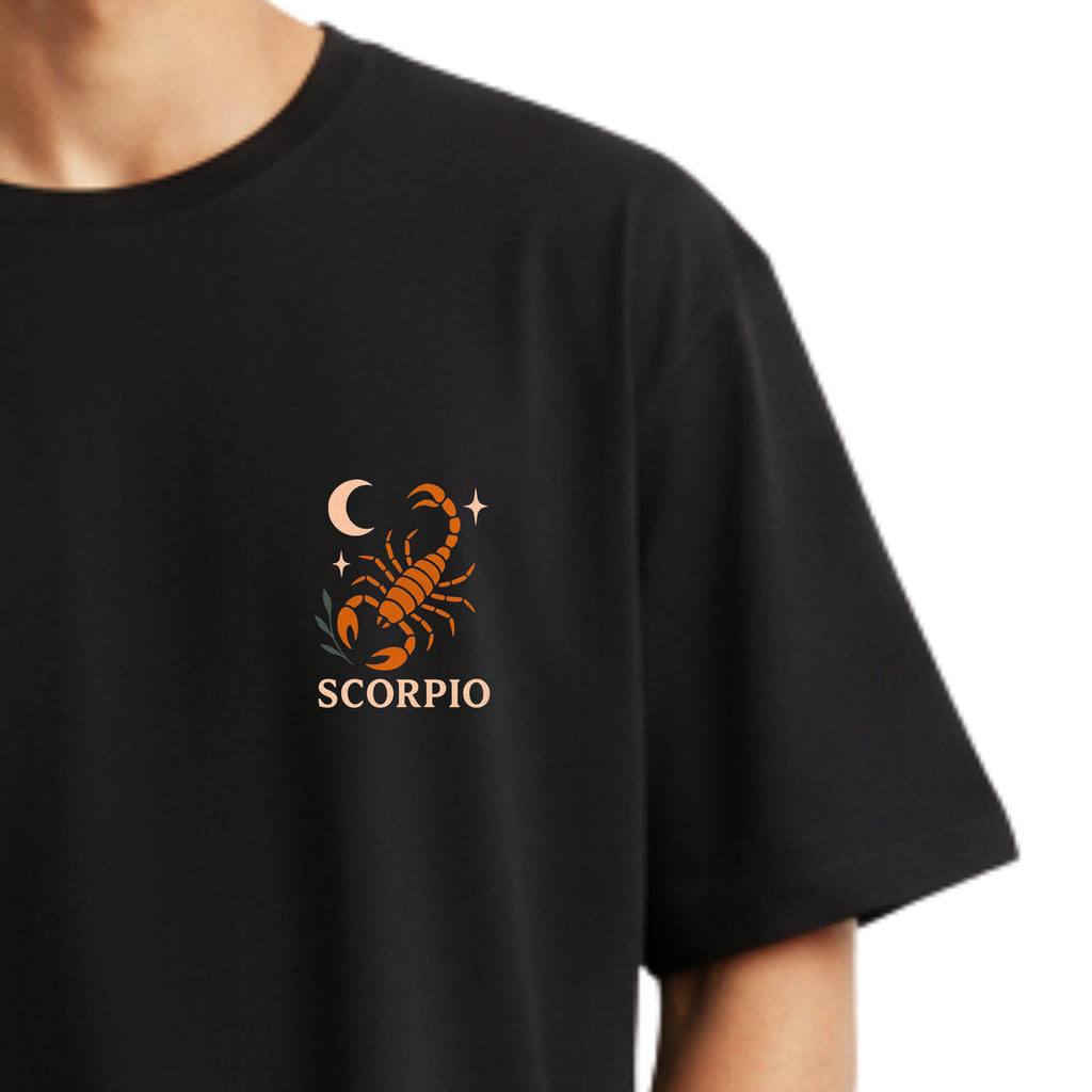 Zodiac Oversized T-Shirt Collection – Minimal Streetwear for Men & Women